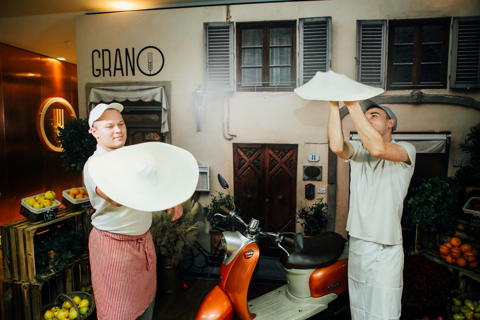 звезды на итальянском вечере в Grano